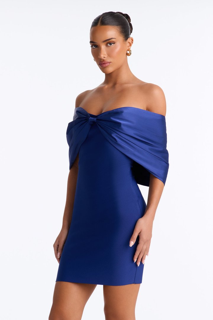 Pretty Privilege Bandage Mini Dress - Navy