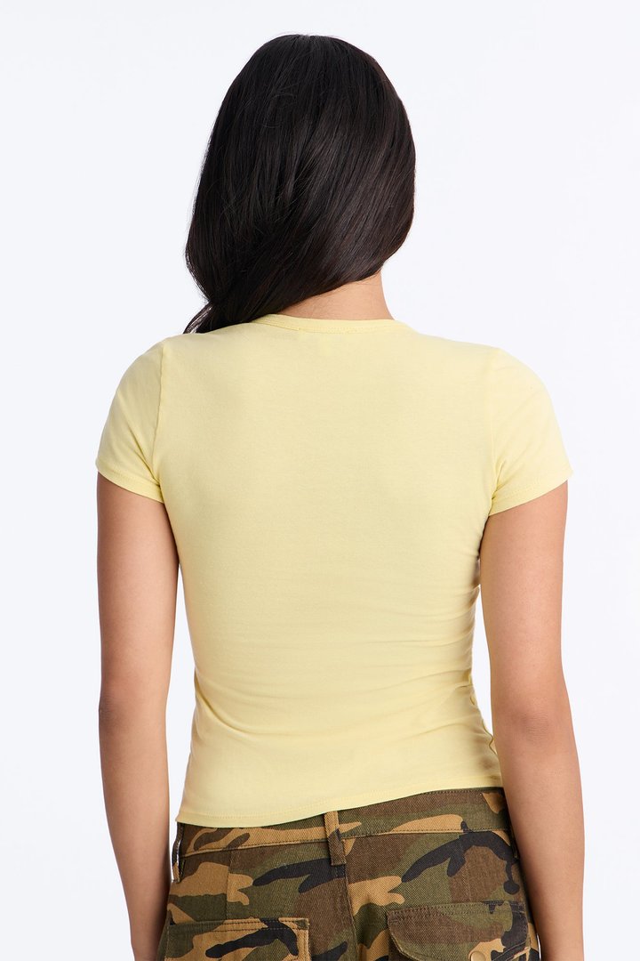 Questioning Reality Tee - Butter Yellow