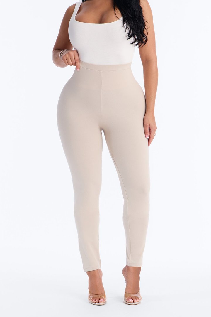Quinn High Rise Everyday Cotton Legging 29″ - Stone