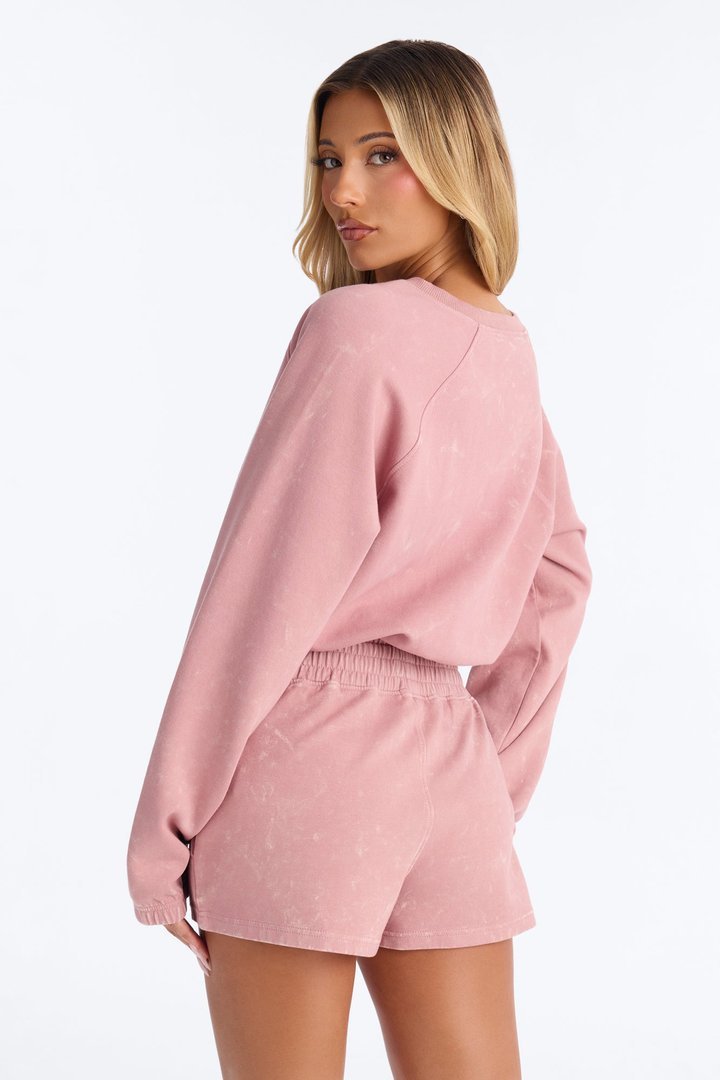 Juliette Washed Short Set - Mauve