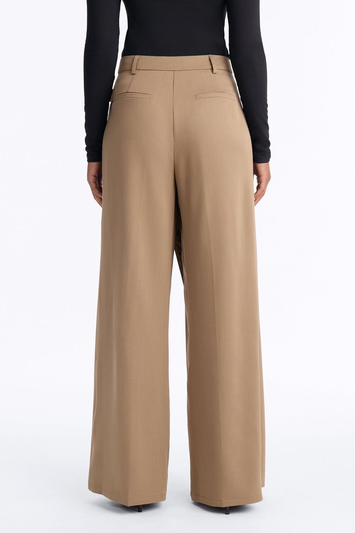 Tailored Touch Wrap Front Trouser 33″ - Camel