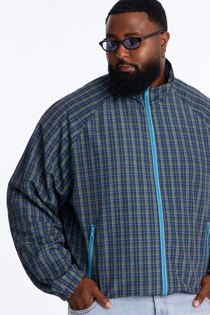Relaxed Players Club Track Jacket - Green/combo