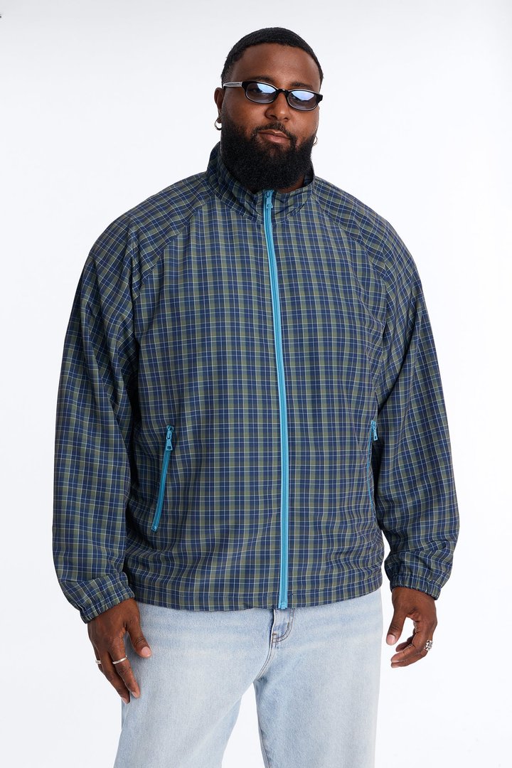 Relaxed Players Club Track Jacket - Green/combo