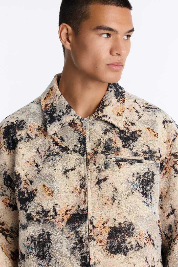 Savannah Tapestry Work Jacket - Brown/combo