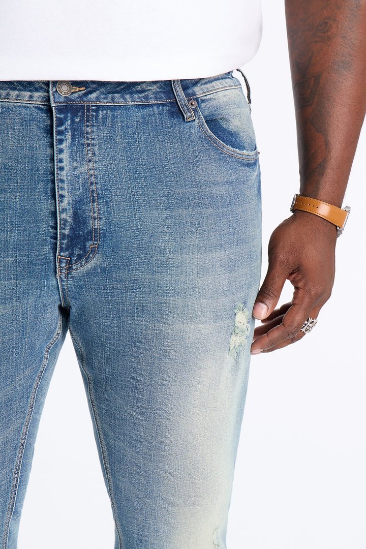 Stacked Skinny Matador Jean - VintageBlueWash