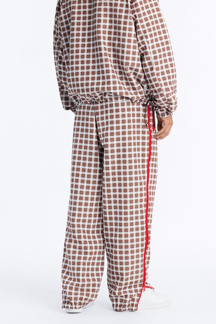 Baggy Players Club Side Zip Pant - Brown/combo