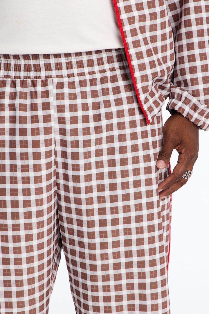 Baggy Players Club Side Zip Pant - Brown/combo