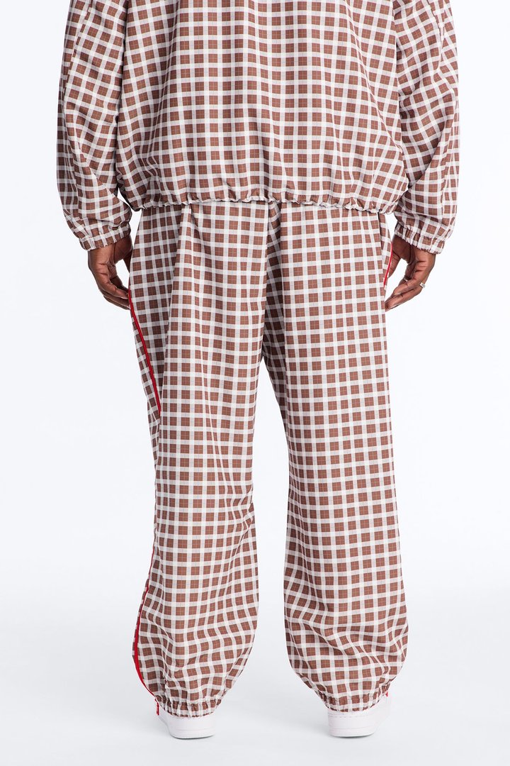 Baggy Players Club Side Zip Pant - Brown/combo