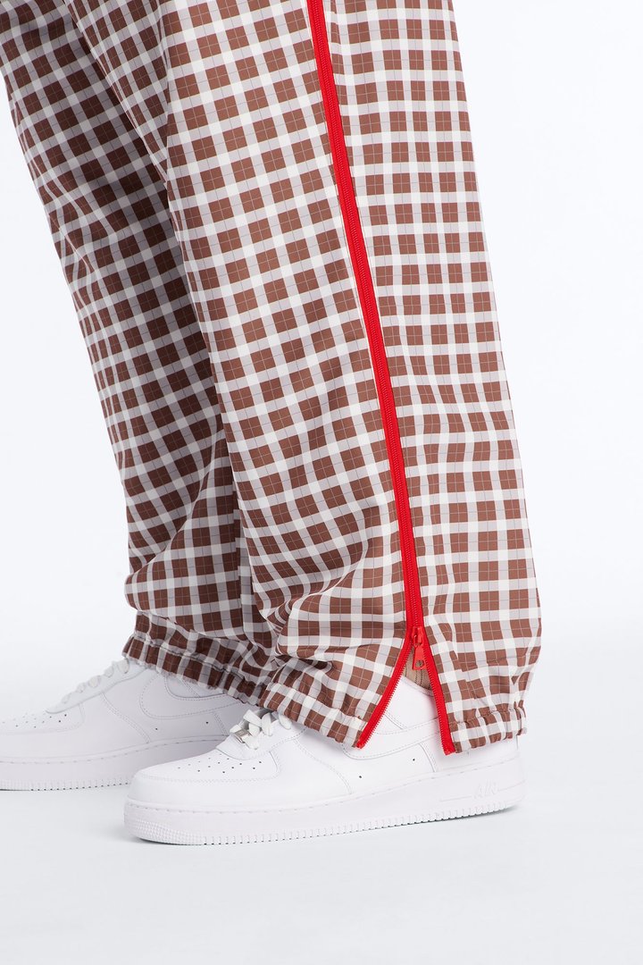 Baggy Players Club Side Zip Pant - Brown/combo