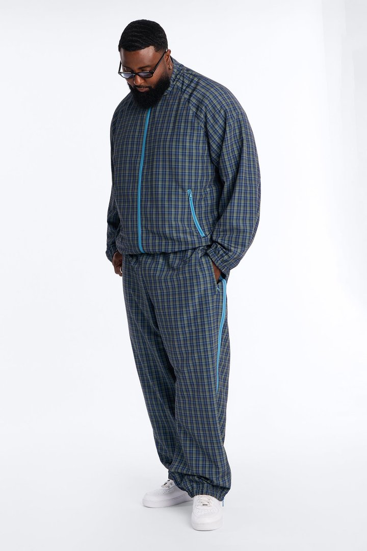 Baggy Players Club Side Zip Pant - Green/combo