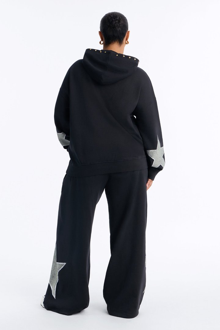 Fearless Fleece Hoodie Pant Set - Black