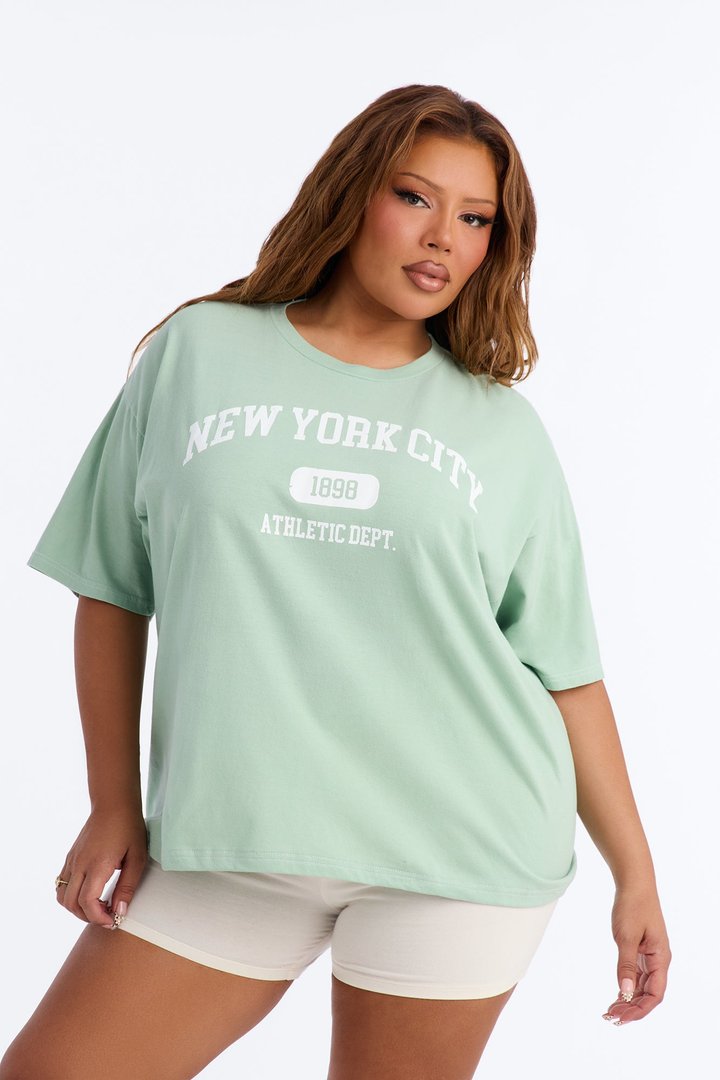 NYC 1898 Classic Washed T-Shirt - Sage