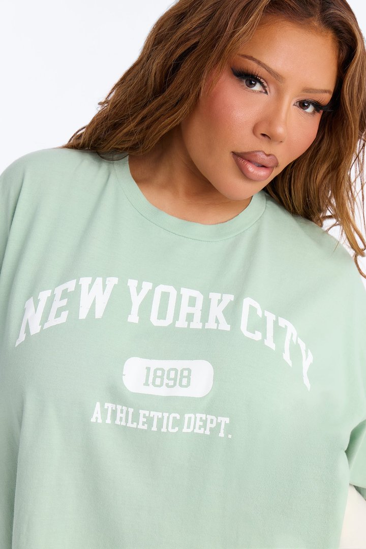 NYC 1898 Classic Washed T-Shirt - Sage