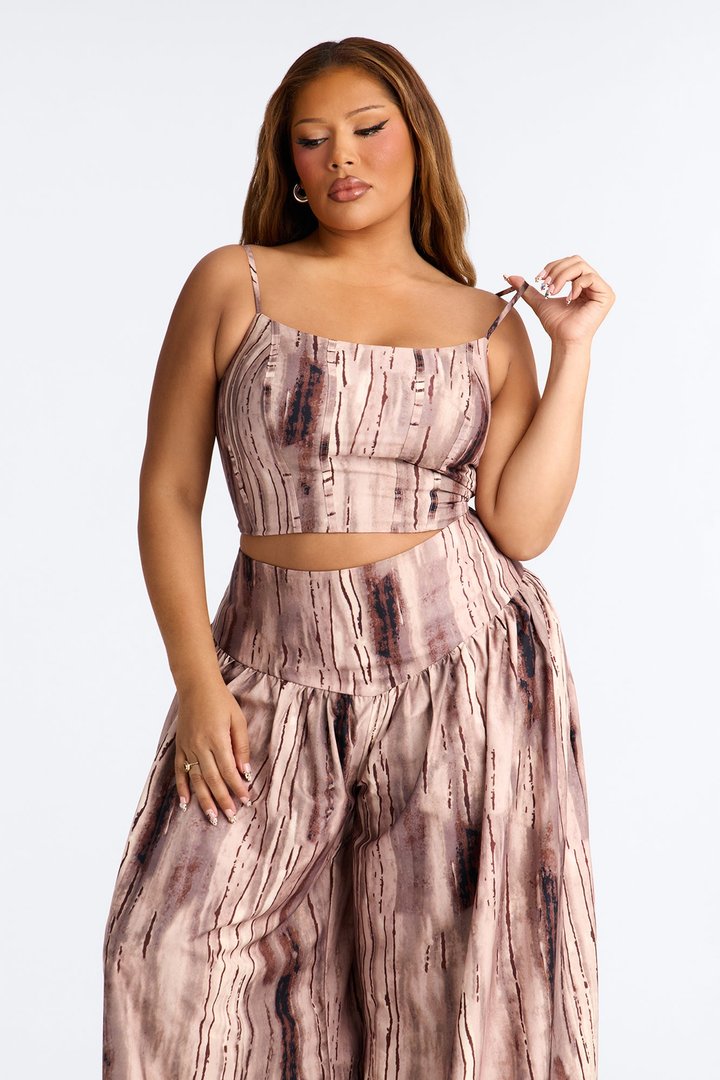 Marni Challis Pant Set - Brown/combo