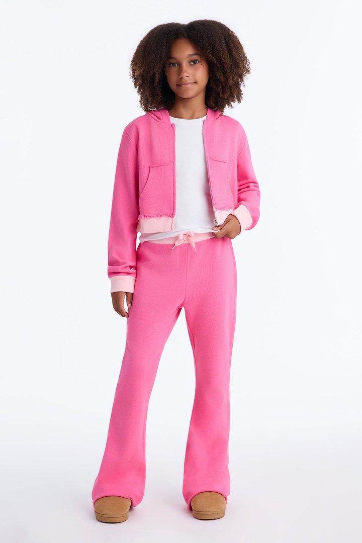 Mini Keeping Up With Me Pant Set - Pink