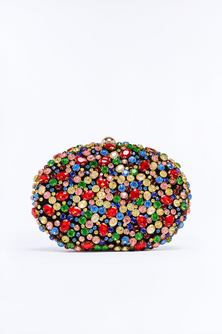 Sylvia Stones Clutch - Multi Color