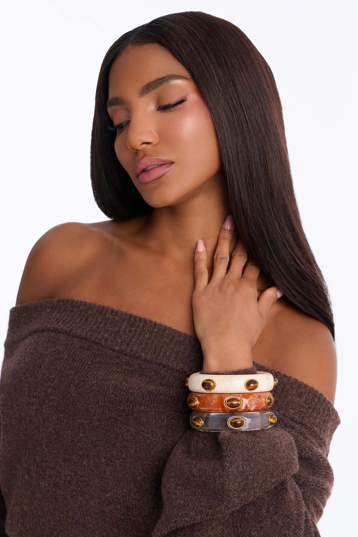 Eye On You 3 Piece Bracelet Set - Multi Color