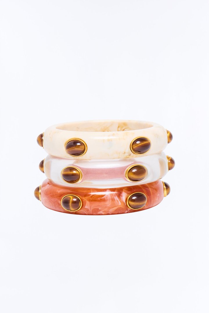 Eye On You 3 Piece Bracelet Set - Multi Color