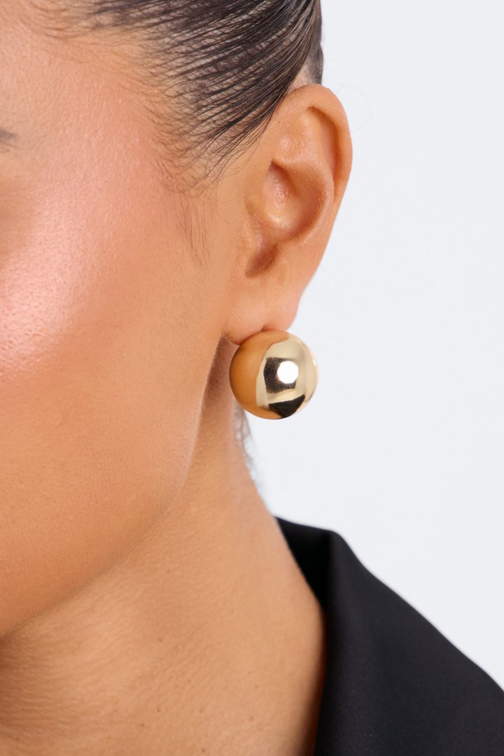 No Feelings 3 Pair Multi Earrings Set - Gold