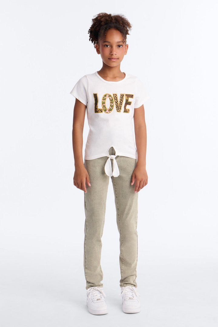 Mini Shape Up Stretch Skinny Jeans - Green