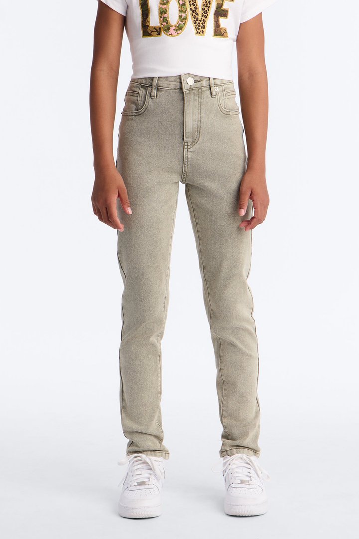 Mini Shape Up Stretch Skinny Jeans - Green