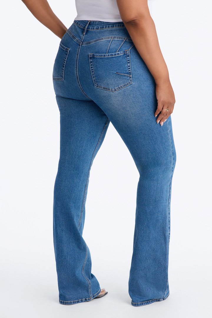 Tall Tucson Booty Lifting Stretch Bootcut Jeans - Medium Wash