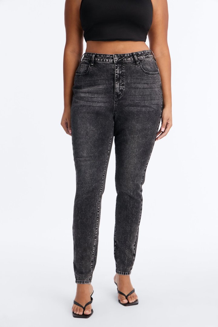 Tall San Diego Sculpting High Rise Stretch Skinny Jeans - Black