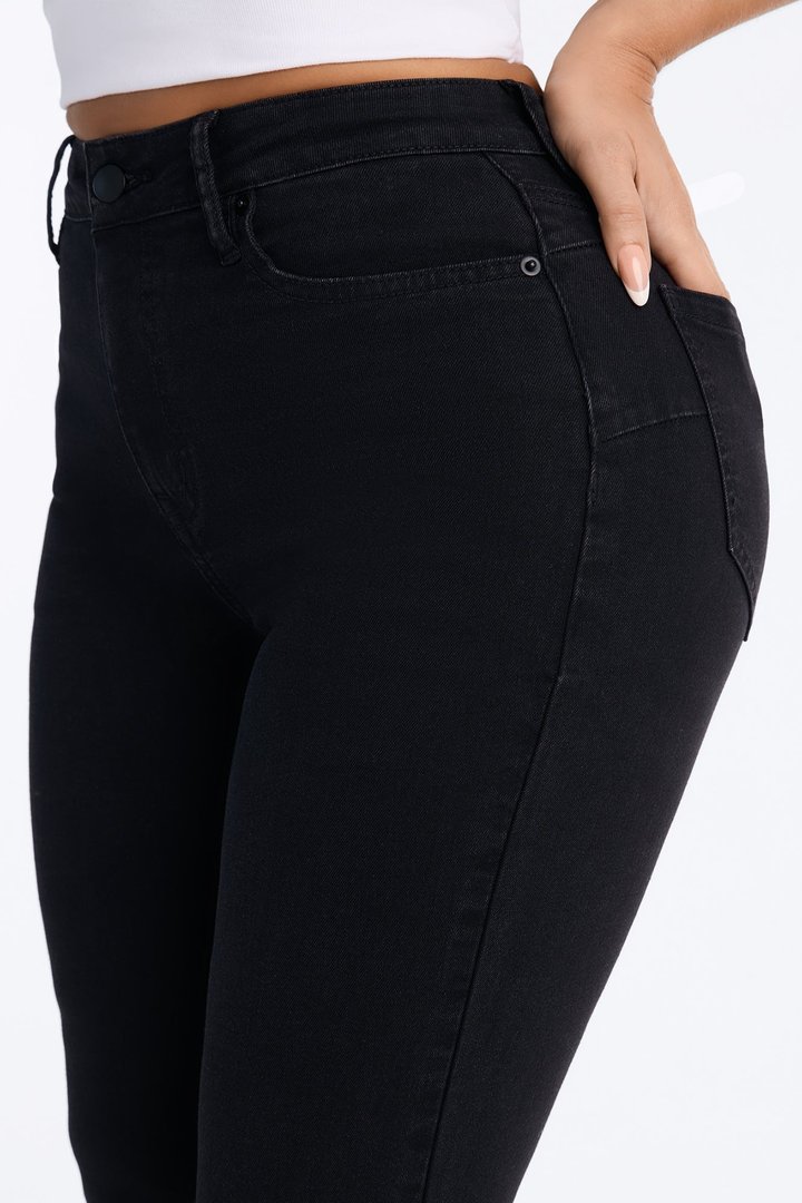 Petite Vibe Check Curvy Stretch Skinny Jeans - Black