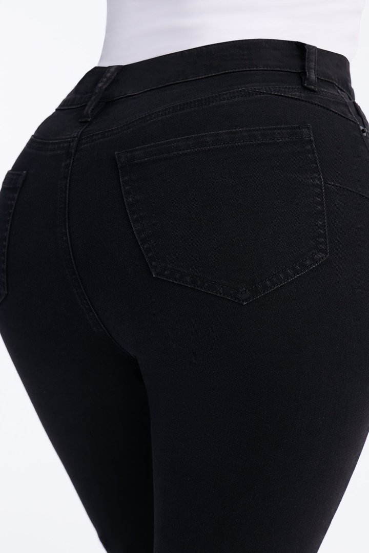 Petite Vibe Check Curvy Stretch Skinny Jeans - Black