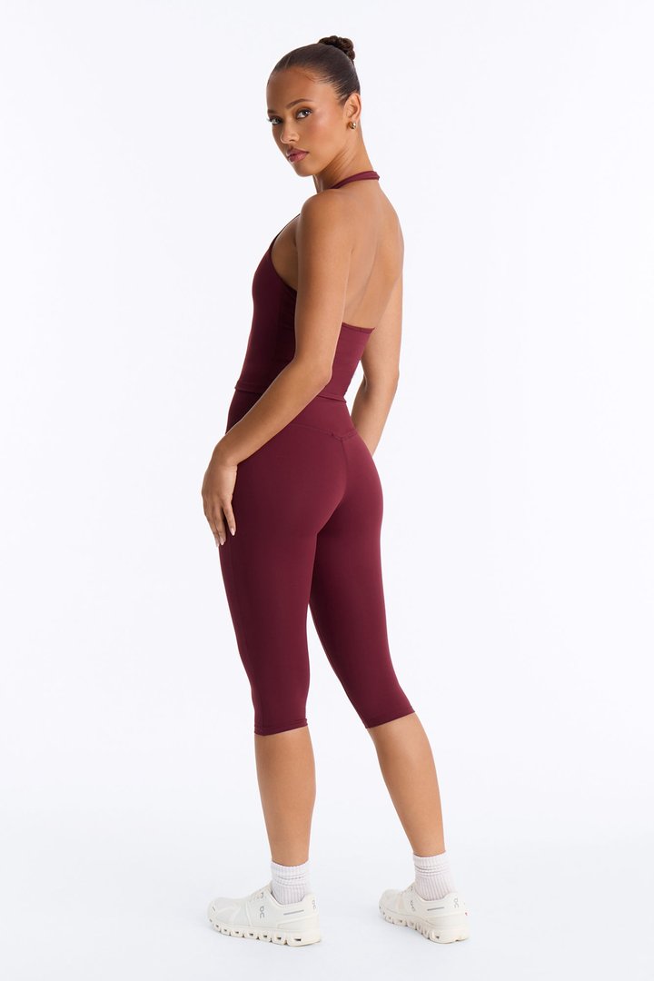 Reese Active Capri Set - Burgundy
