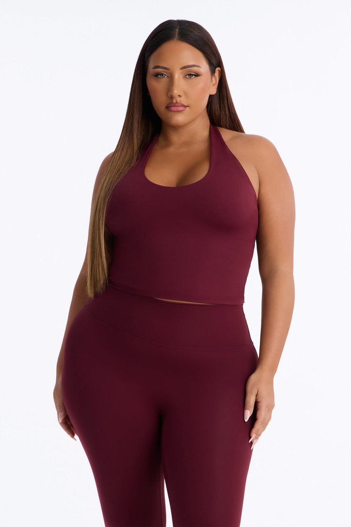 Reese Active Capri Set - Burgundy