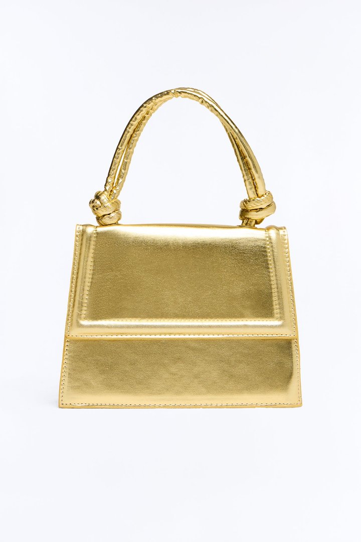 Never Too Late Handbag - Gold