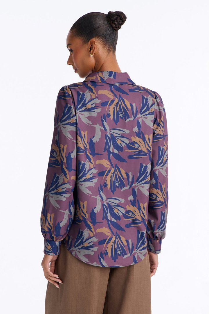 Feel A Way Shirt - Plum/Multi