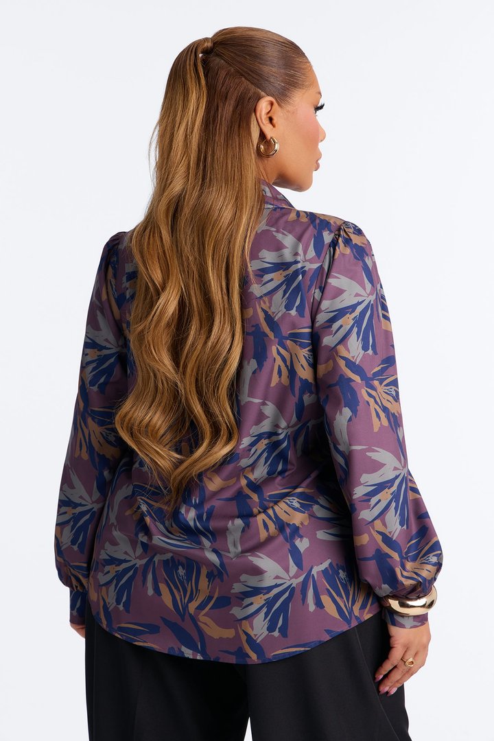 Feel A Way Shirt - Plum/Multi