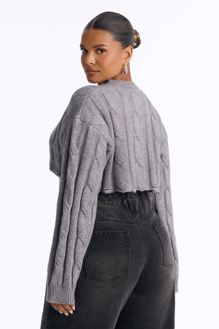 Stayin' In Tune Sweater - Heather Grey