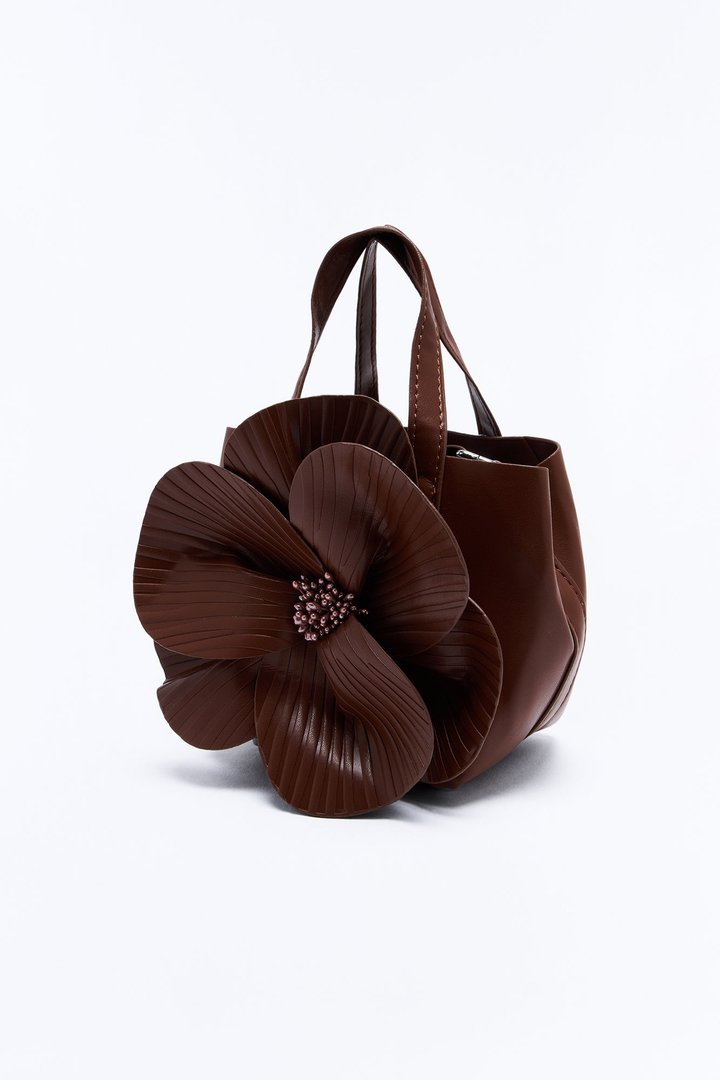 Flora Handbag - Brown