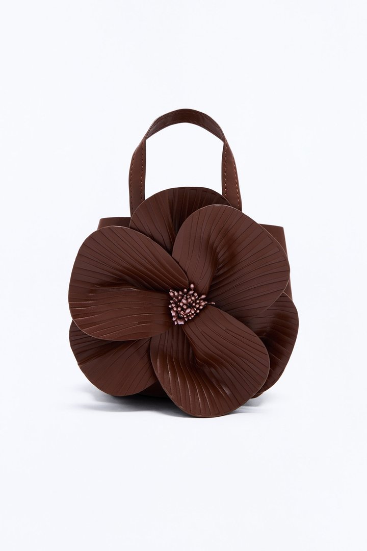 Flora Handbag - Brown