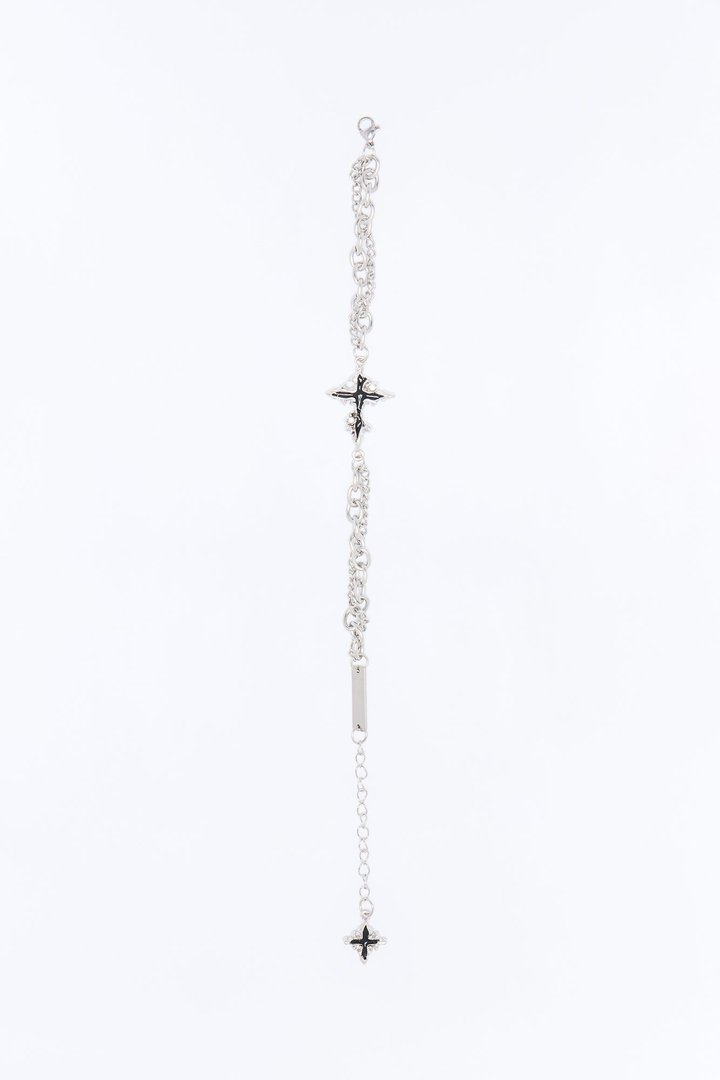 Starbound Cross Bracelet - Silver