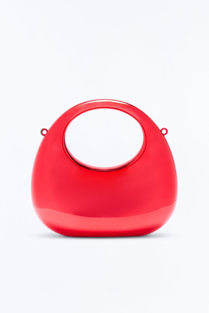 My Mini Me Metal Clutch - Red
