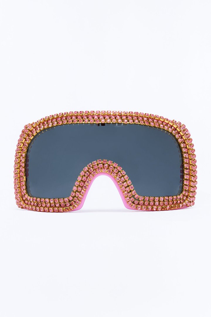 Solar Flare Shield Sunglasses - Pink