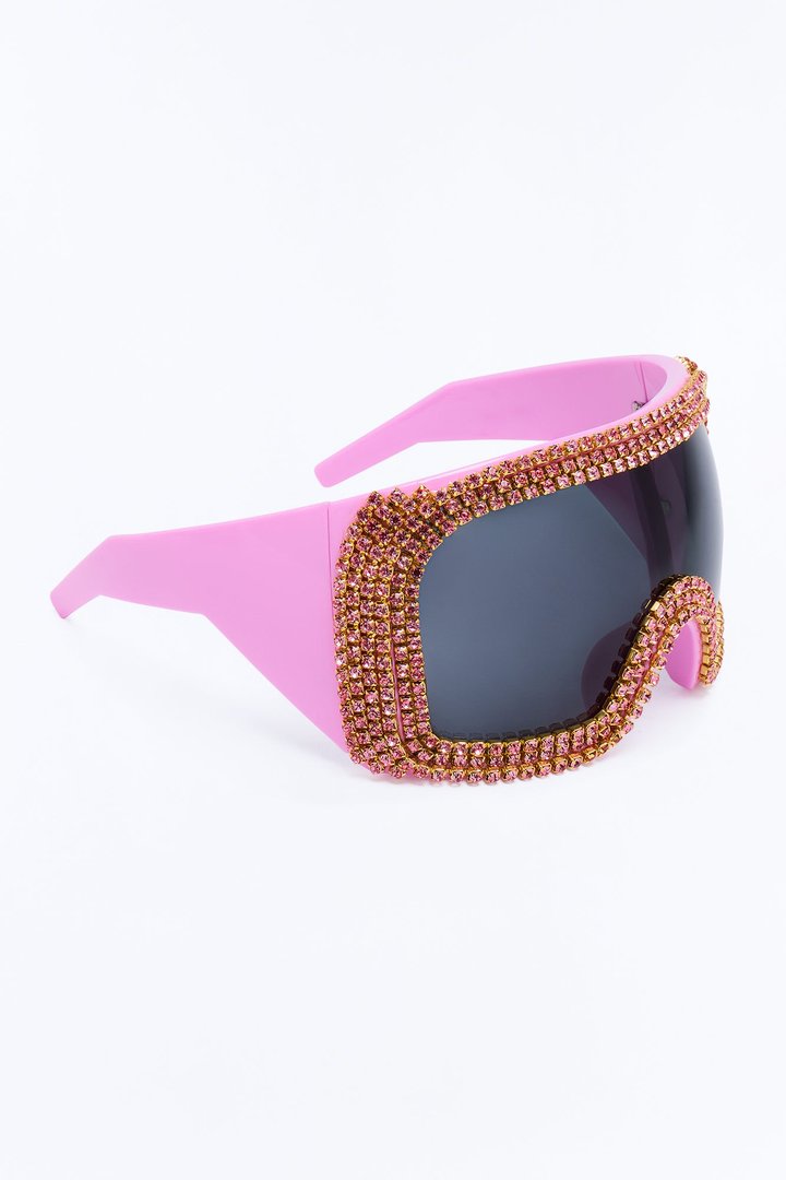 Solar Flare Shield Sunglasses - Pink