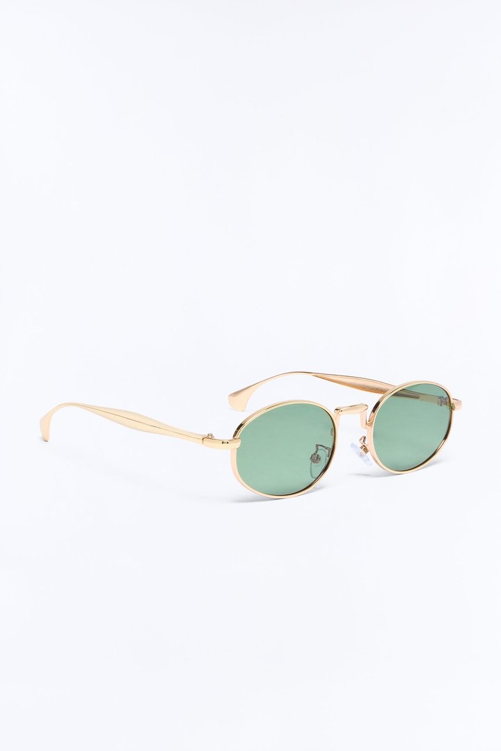 Stand By Me Sunglasses - Gold/Green