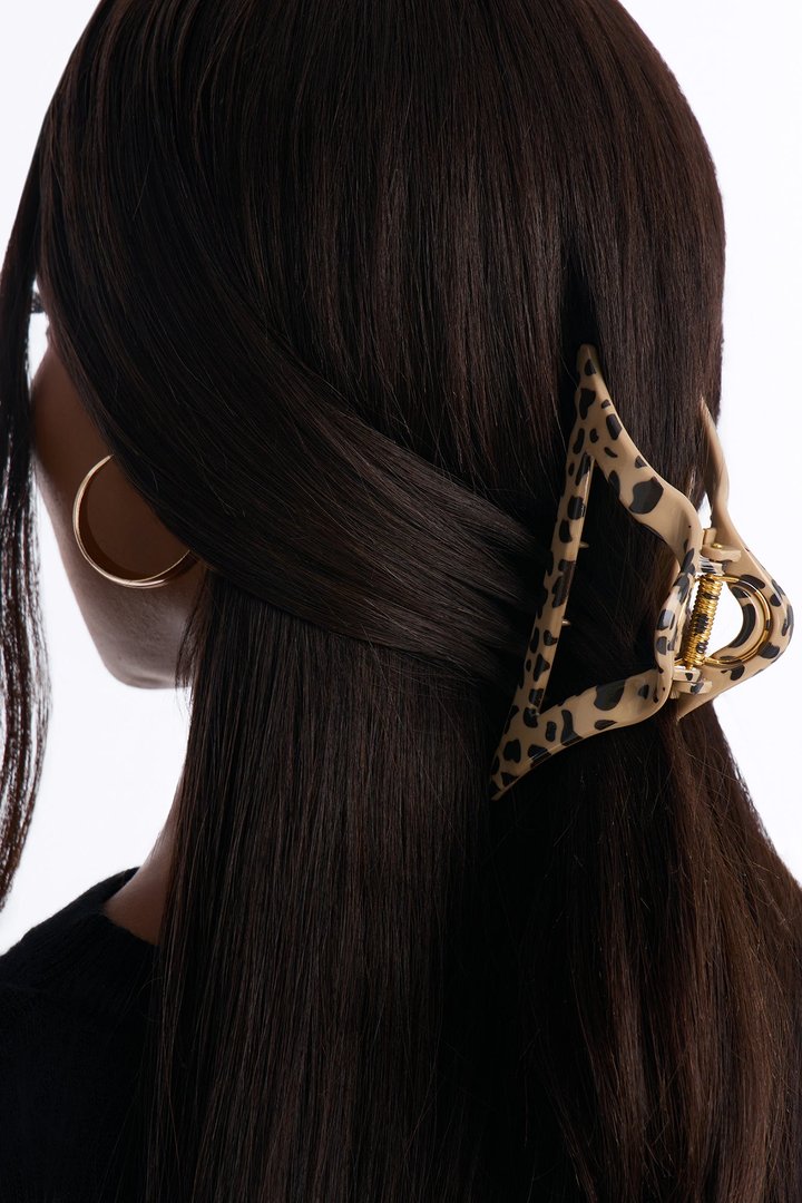 A Girl With Claws 5 Piece Claw Clip Set - Leopard