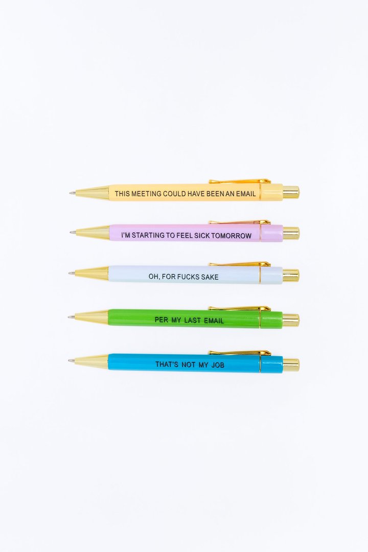Offensive Pens 5 Pack Set - Multi Color