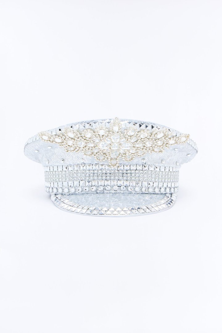 Hot Desert Captain Hat - Silver