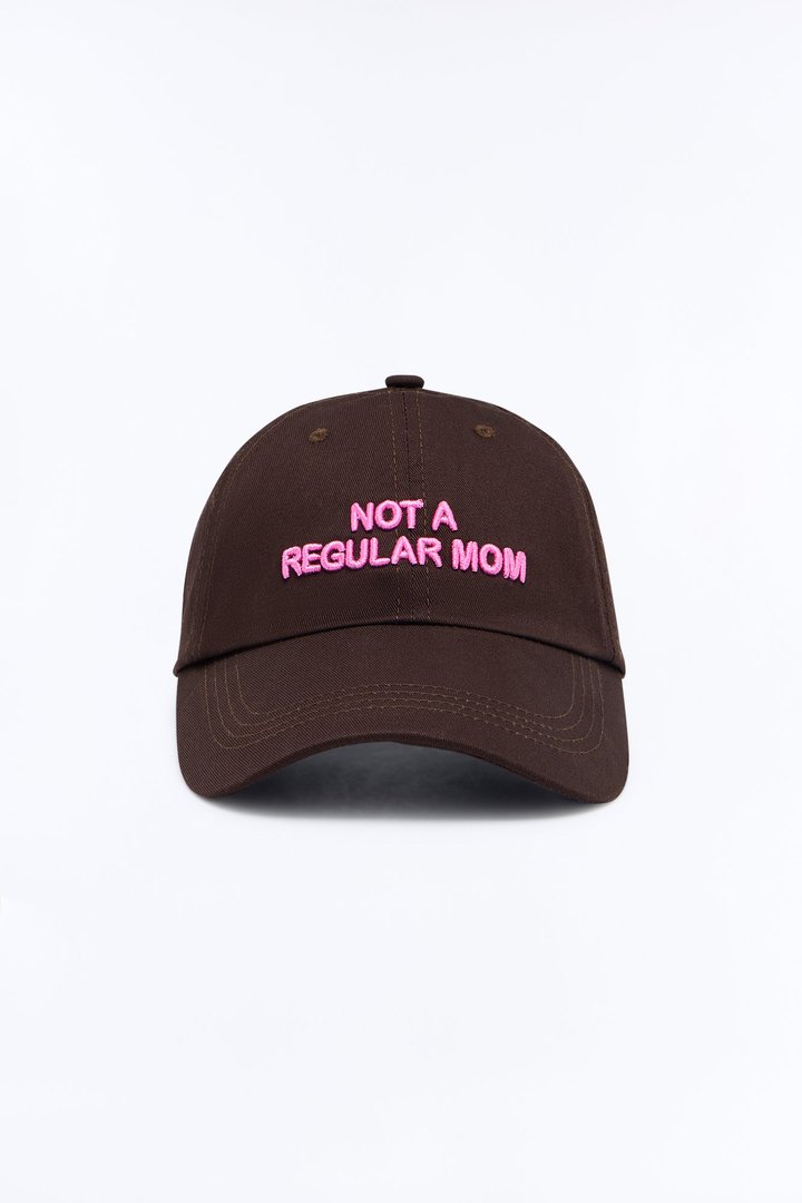 Not A Regular Mom Baseball Hat - Brown/combo