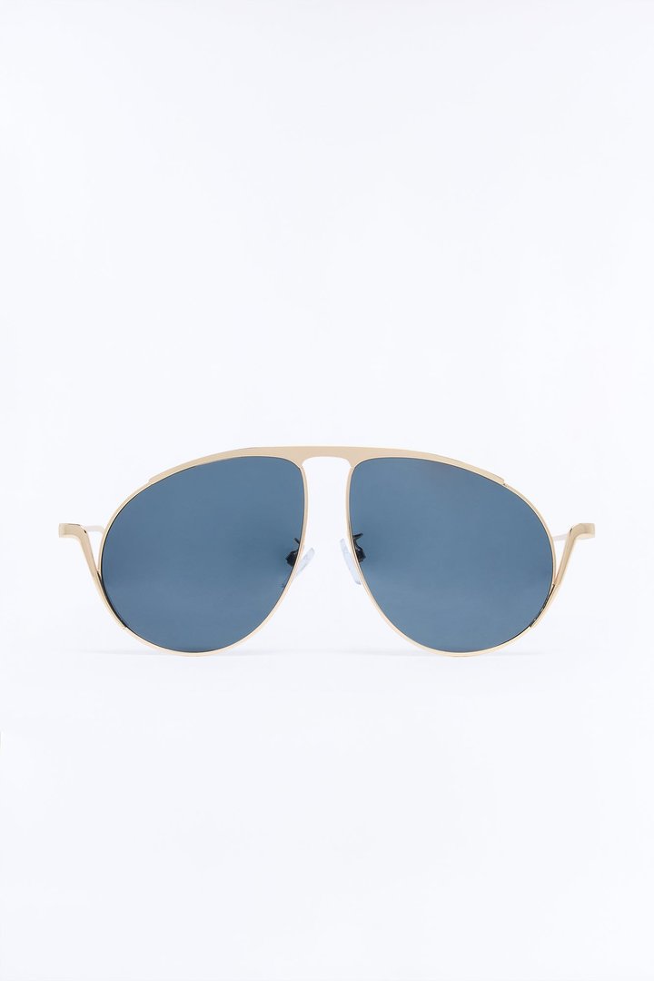 Sky Bar Sunglasses - Gold/Black