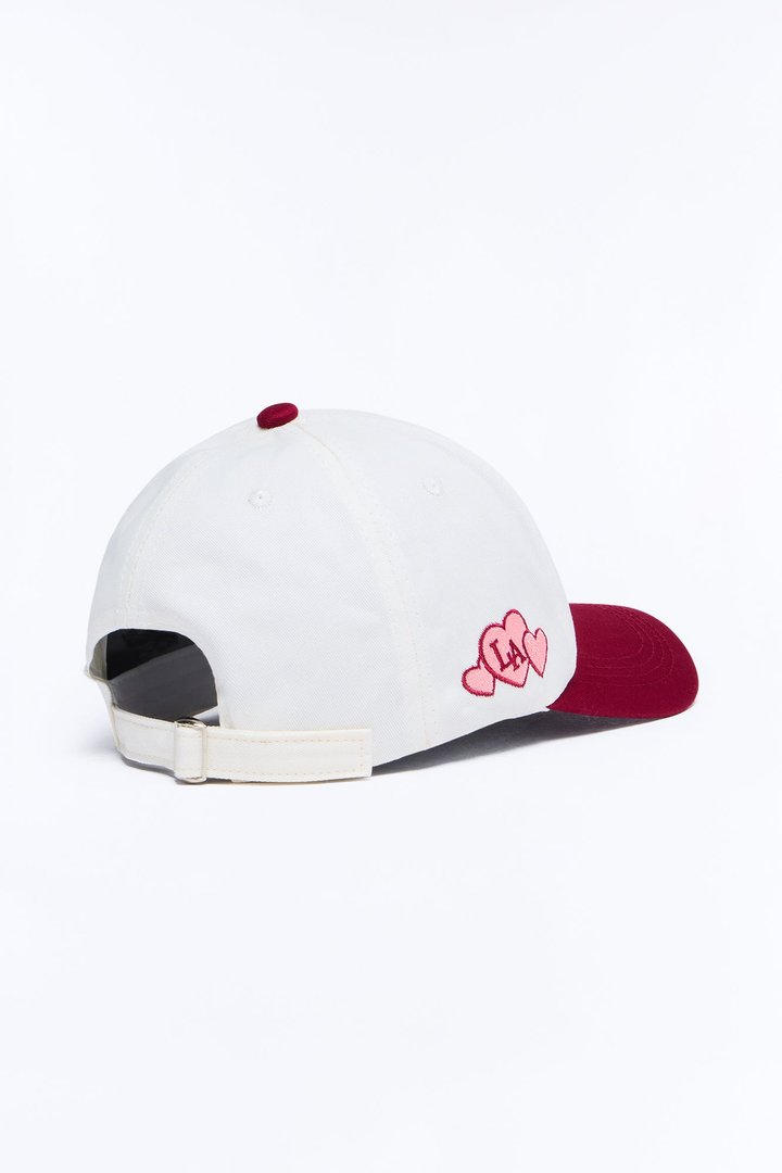 LA Has My Heart Baseball Hat - Burgundy/combo