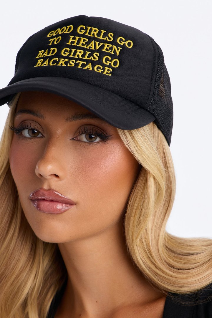 Good Girls Bad Girls Trucker Hat - Black/combo