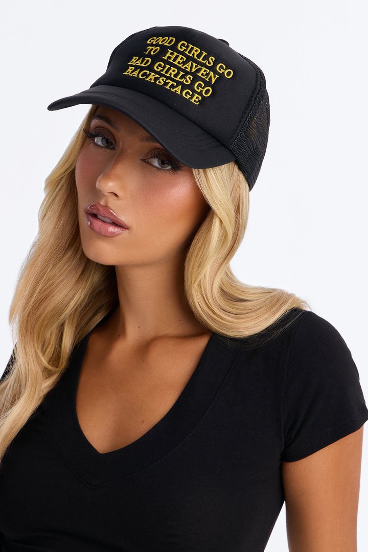 Good Girls Bad Girls Trucker Hat - Black/combo